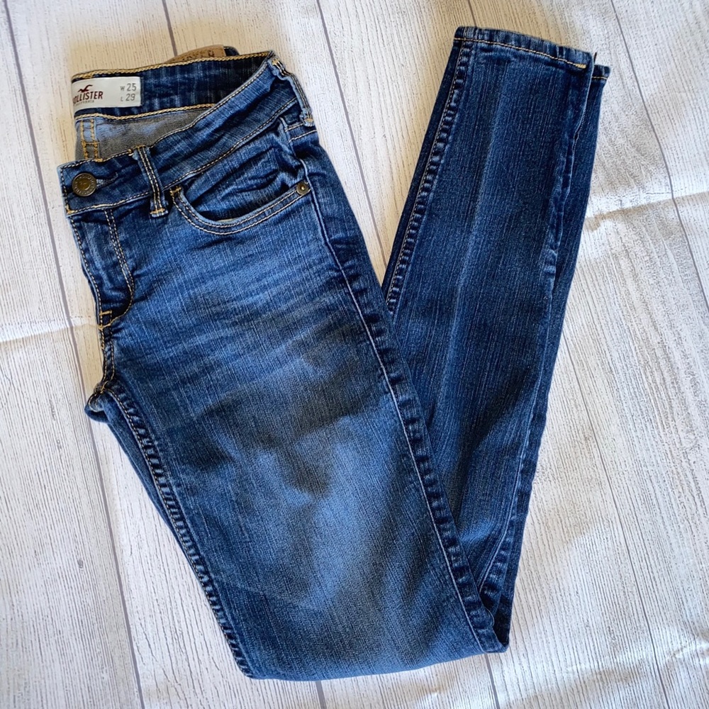 Hollister Zipper Detail Skinny Jeans Size 1 25